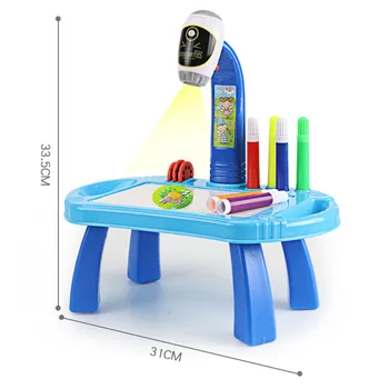 Led Projekcija Menų Piešimo Lentelė Žaislas Vaikams Tapybos Valdybos Stalas Meno ir Amatų Projektorius Mokymosi Žaislai Vaikams