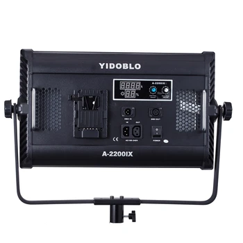 Led Video Studio Light Black Yidoblo A-2200IX 70W Photograthic Apšvietimas Dienos šviesos 5500K Užpildykite Šviesa Švelni Šviesa DMX Nuotolinio Valdymo