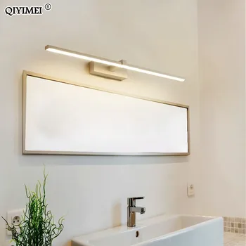 Led veidrodis šviesos Sieniniai šviestuvai, vonios kambarys Vandeniui baltas juodas LED butas lempos, Modernus patalpų Sienos lempos Vonios kambario Apšvietimas sudaro
