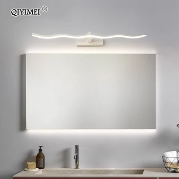 Led veidrodis šviesos Sieniniai šviestuvai, vonios kambarys Vandeniui baltas juodas LED butas lempos, Modernus patalpų Sienos lempos Vonios kambario Apšvietimas sudaro