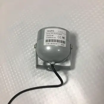Lemputė Šviesos 4 Didelis LED VAIZDO IR Infraraudonųjų spindulių Naktinio Matymo Stebėjimo Kameros Apsaugos Sistemos, Didmeninė Nemokamas Pristatymas
