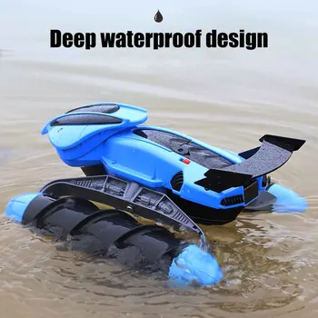 Lenktynių Amfibijas 4WD Nitro RC Automobilių Nuotolinio Valdymo Didelės Spartos Vandeniui Vaikams, Žaislas, 2.4 GHz, 360 Laipsnių Sukimosi Žemės, Vandens Off Road