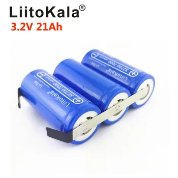 LiitoKala 3.2 V LiFePO4 32700 14Ah Baterija 21ah 28ah 35ah 24Ah Nuolat Išleidimo Didžiausias 55A Didelės galios baterija+Nikelio lakštai