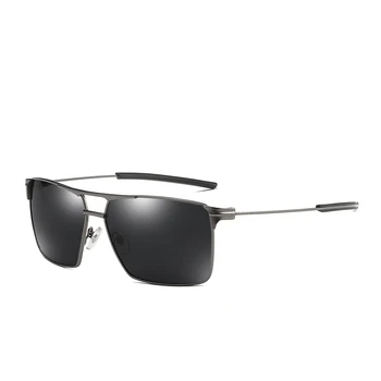Logorela Dizaino JM0020 Poliarizuoti Akiniai nuo saulės Vyrams Senovinių Kvadratinių Rėmo Retro Saulės Akiniai Aikštėje TR90 Elastinės Kojų UV400 akiniai