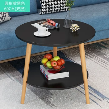 Louis mados kavos staliukai Paprasta medžio masyvo sofos pusėje modernus Mini Mini patogus, mažas butas