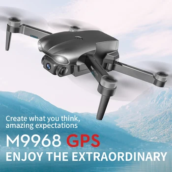 M9968 RC Drone 6K HD Dual Camera Profesinės aerofotografija WIFI FPV GPS Sulankstomas Quadcopter Aukštis Paspaudę Žaislai