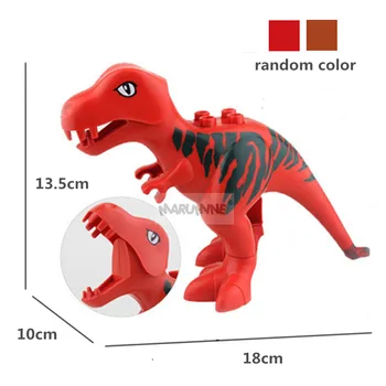 MARUMINE Duplo Dinozauro Tyrannosaurus Rex Pterosaur Ilgu Kaklu Dragon Švietimo Klasikinis Vaikų Dovanų Gyvūnų Duomenys Žaislai