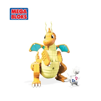 MEGA BLOKAIS Pokemon Serijos Blokai Žaislas Greitai Dragon Mūšio Scena Pocket Monstras Vaikams, Žaislai, Kalėdų Dovana FVK75