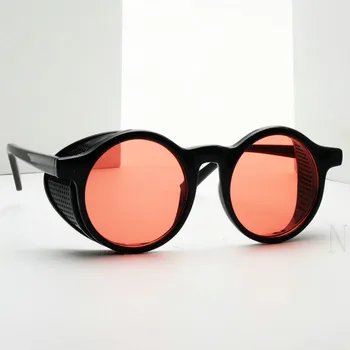 MINCL/2018 naujas rėmas ryžių nagai akiniai nuo saulės moterims, apvalūs akiniai nuo saulės mados ponios klasikinės juodos spalvos rėmas UV400 akiniai LXL