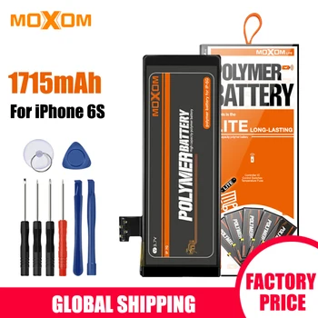 MOXOM Bateriją, Skirta iPhone 6S Akumuliatorių 1715mAh Didelės Talpos Pakeitimo Telefono Bateriją, Skirta iPhone 6S Ličio Polimerų Baterija