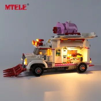 MTELE Prekės LED lemputės Komplektą Už Pigsy Maisto Sunkvežimių Žaislas Suderinama Su 80009