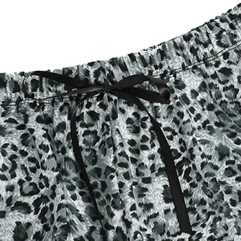 Mados Mergaičių Seksualus, Mielas Nėriniai, Leopardas spausdinimui Apatiniai ir Šortai Pajama Nustatyti Nemokamas Pristatymas комплект пижамы