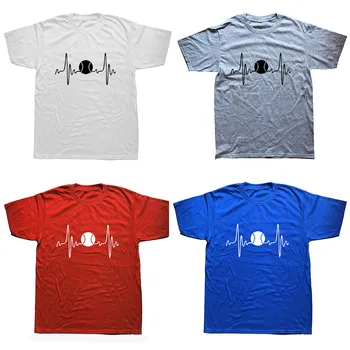 Mados Stilių, Kietas Marškinėliai Įdomu Širdies Futbolo Gyvybės T-shirt Vyrai Medvilnės trumpomis Rankovėmis