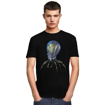 Mados Subnautica T-shirt Homme Medvilnės Crabsquid Marškinėliai Išlikimo Žaidimas Tee Viršūnes Įgulos Kaklo Trumpas Rankovėmis Vasarą Marškinėlius Drabužiai