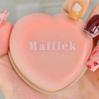 Maffick veido makiažas skaistalai, milteliai, apelsinų širdies išvaizdą, ilgalaikis, vandeniui nude makiažas, veido skaistalai paletė AC268