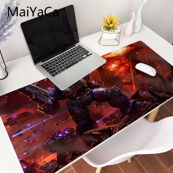 MaiYaCa 70x30cm Starcraft Anti-Slip Gumos Computermats Žaidimų Priedai Kilimėlis Pelę, Kilimėlį, Klaviatūrą xxl Pelės Mygtukai Žaidimas