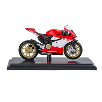 Maisto 1:18 Motociklų Modeliai Ducati 1199 Superleggera Red&White Diecast Moto Miniatiūriniai Lenktynių Žaislas Dovanų Kolekcija