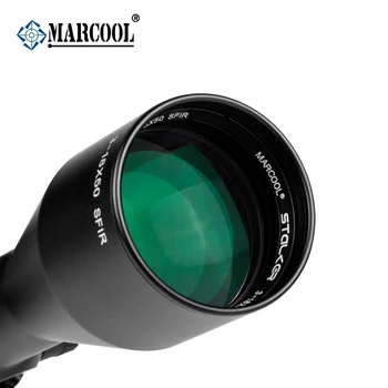 Marcool Optika 3-18X50 FFP HD Kolimatorius Riflescope 1/10 MIL Raudonai Apšviestas 6 Lygių Medžioklės Tikslas Akyse Šautuvas taikymo Sritis AR15 7.62