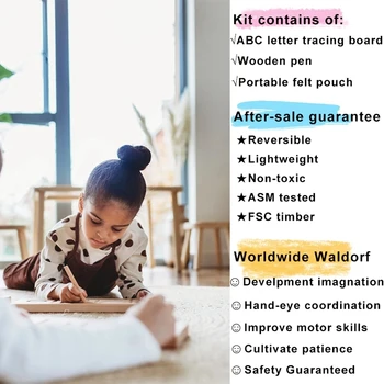 Mediniai anglų kalbos Abėcėlę Valdybos Medienos Raidžių 0-9 Digitals Pažinimo Rašyti Sekimo Valdybos Montessori Laišką Mokymosi Žaislas Vaikams
