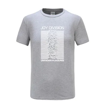 Medvilnės vasaros vyriški marškinėliai Joy Division Nežinomas Malonumas punk COOL T-shirt roko hipster marškinėliai tee marškinėliai