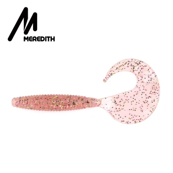 Meredith 9cm/4.4 g Garbanoti Tail Grub Dirbtinis Žvejybos Minkštas Jaukus 3.54