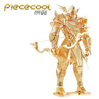 Metalhead Piececool 3D metalo įspūdį Modelis Pusmėnulio Blade Armor Robotas Asamblėjos Metalo Modelio Rinkinys 