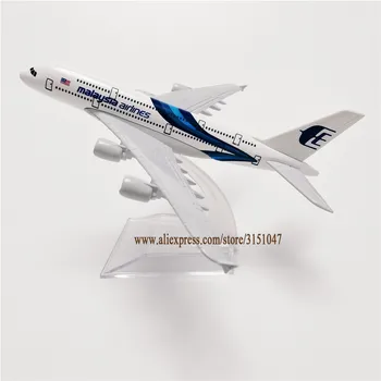 Metalų lydinio, Mėlyna Oro Malaysia Airlines A380 Lėktuvo Modelį, Malaizija, 