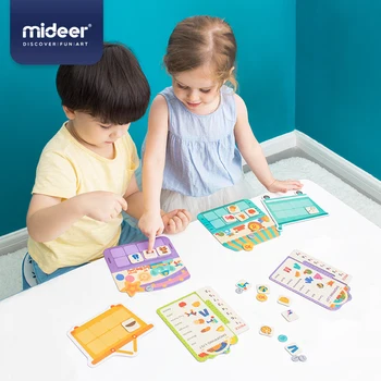 MiDeer Kūdikių Švietimo Žaislai Pirkinių sąrašą Stalo Žaidimas Modeliavimas prekybos Centrų Atminties Veikimo 3Y+ Vaikams Pažinimo Pinigų Žaidimas