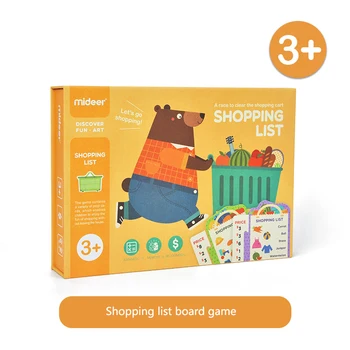 MiDeer Kūdikių Švietimo Žaislai Pirkinių sąrašą Stalo Žaidimas Modeliavimas prekybos Centrų Atminties Veikimo 3Y+ Vaikams Pažinimo Pinigų Žaidimas
