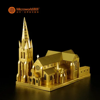 Microworld 3D metalo įspūdį Christchurch Katedros Modelį 