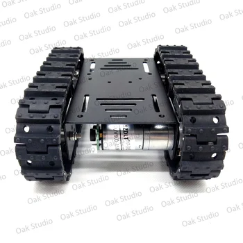 Mini T10 bakas robotas automobilių važiuoklės komplektas,metalo ratų,skirtas 