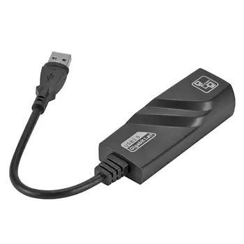 Mini USB 3.0 Gigabit Ethernet Adapter USB į RJ45 Lan Tinklo plokštė, skirta 