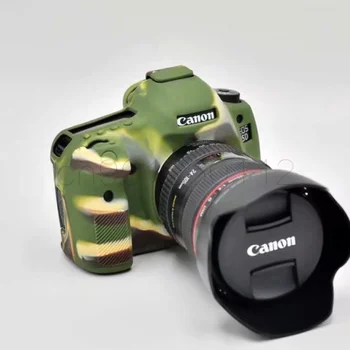 Minkšta Silikoninė Guma Fotoaparato krepšys, Apsaugos Įstaiga Atveju Canon 100D 200D 6D 6D2 5D3 5D4 80D 650D 700D 800D 1300D 1500D 750D Krepšys