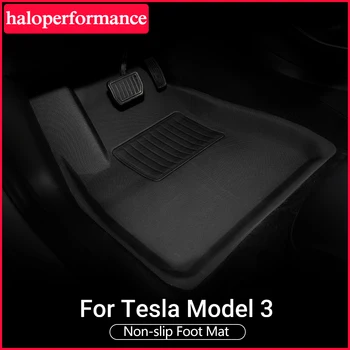 Model3 TPE Custom Fit All-Weather Grindų Kilimėliai Tesla Model 3 Priedai kojų kilimėliai stabdžių purvo apsauginius kilimėlius Modelis Y Tris