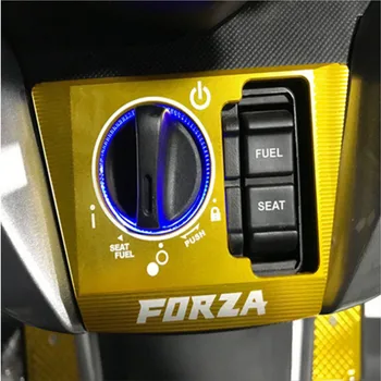 Modifikuotas Motociklą už forza300 CNC aliuminio elektrinis durų užraktas klavišą dekoratyvinis dangtelis, skirtas yamaha forza 125 250 300 2018