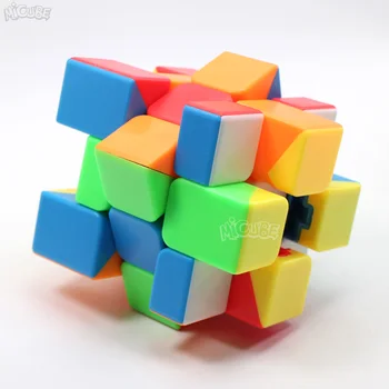 Mofangjiaoshi Inequilateral Veidrodis Kubo Stickerless Magic Cube Greičio Įspūdį Veidrodis Rianbow Konkurencijos Žaislai Vaikams, Vaikai