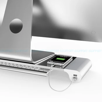 Monitoriaus Stovo tarpo Nešiojamas Stovas Stovo su 4 prievadų USB įkrovimo už 