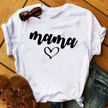 Moterų 2020 Mama Raidžių Dovana Mados Mama, Ponia, Motinos Diena, Ponios Grafinis Moterų Moterų Tee Marškinėliai Top Marškinėliai T-shirts