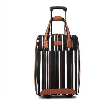Moterų kelionės Bagažo Krepšys rankinio bagažo lagaminas vežimėlio krepšys su ratais vykdyti bagažo Krepšys Geležinkelių Ratinių Kelionės Vežti maišelį