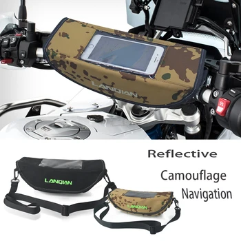 Motociklo Kamufliažas vandeniui rankenos Atspindintis kelionės GPS navigacijos krepšys Husqvarna 701 SUPERMOTO & ENDURO