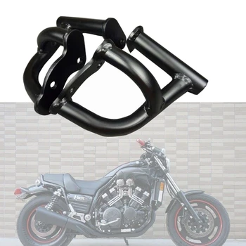 Motociklo Metalinė Variklio apsauga Avarijos Juosta Bamperio Guard Baras Matinis juodas YAMAHA VMAX 1200