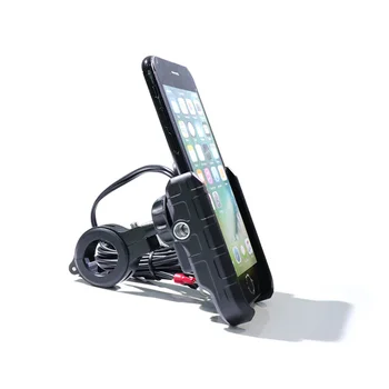 Motociklo Mobiliojo Telefono Turėtojas KTM Motociklo galinio vaizdo Veidrodis Dviratį GPS Telefono Stovas Su QC3.0 USB Įkrovimo lizdas Skirtas Huawei