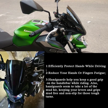 Motociklo Priekinio stiklo priekinio, galinio Stiklo Viser Antveidžiai Kawasaki Z650 2017 2018 2019 Vėjo Ekranas Reflektoriai Z 650 17 18 19 Priedai