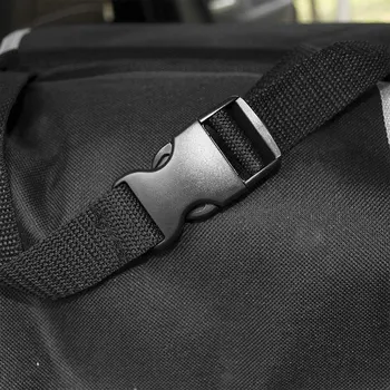 Multi-purpose automobilių kamieno saugojimo krepšys multi-kamera, didelės talpos sėdynės atlošo saugojimo krepšys rankinės automobilių dalių pakuotėje