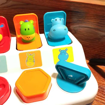 Muzikos, Šviesos, Atminties Lavinimo Interaktyvias Pop-Up Gyvūnų Formos Žaislas Mažiems Vaikams Vaiko Mokymosi Plėtros Žaislas Žaidimas
