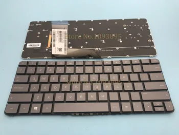 NAUJAS lotynų ispanų klaviatūra HP Spectre X360 13-4000 13-4100 13T-4000 13T-4100 nešiojamas lotynų Juoda klaviatūra su Apšvietimu