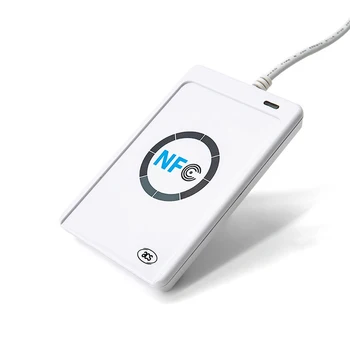 NFC ACR122U RFID Skaitytuvą Rašytojas Kopijuoklis popierinės kopijavimo aparatų matricos beschrijfbare kloon USB S50 13.56 mhz ISO 14443 + 5vnt UID