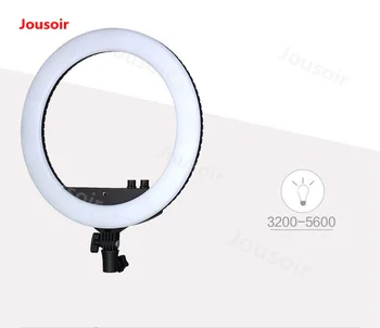 NanGuang Venera KN-R240C Vaizdo Šviesos Pritemdomi LED Selfie Žiedas, Šviesos, Fotografijos, Šviesos, Telefono Laikiklis, skirtas Makiažas CD05 T06 A