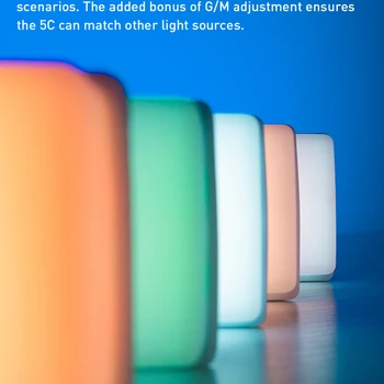 Nanlite litolite 5c Nešiojamų Fotografijos Apšvietimas LED Šviesos 2700K-7500K RGB HSI BMT FX Apšvietimas, Vaizdo, Šviesos, Selfie Fotoaparatas