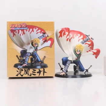 Naruto Shippuden Minato Namikaze PVC Pav Kolekcines Modelis Žaislas 14cm